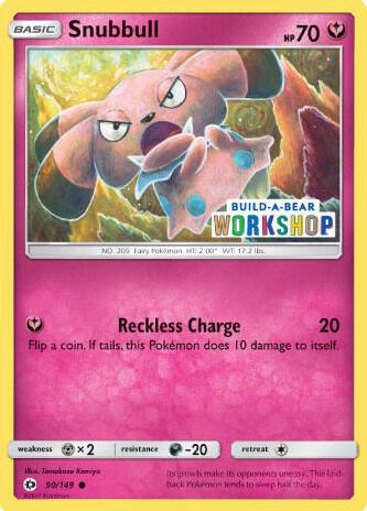 Snubbull - 90/149 (Build-A-Bear Workshop Exclusive) 090/149 card from Miscellaneous Cards & Products
