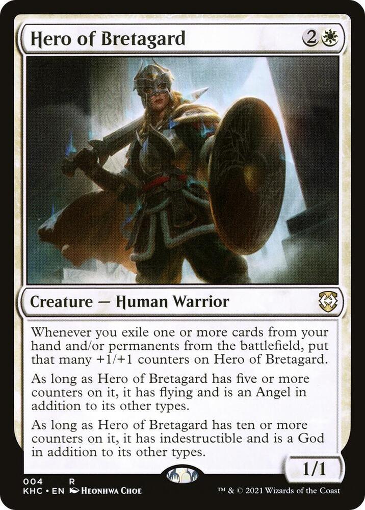 Hero of Bretagard 4 card from Commander: Kaldheim