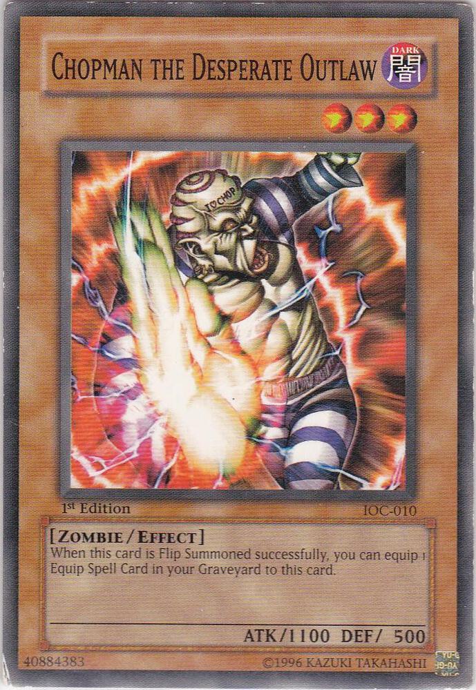 Chopman the Desperate Outlaw IOC-010 card from Invasion of Chaos