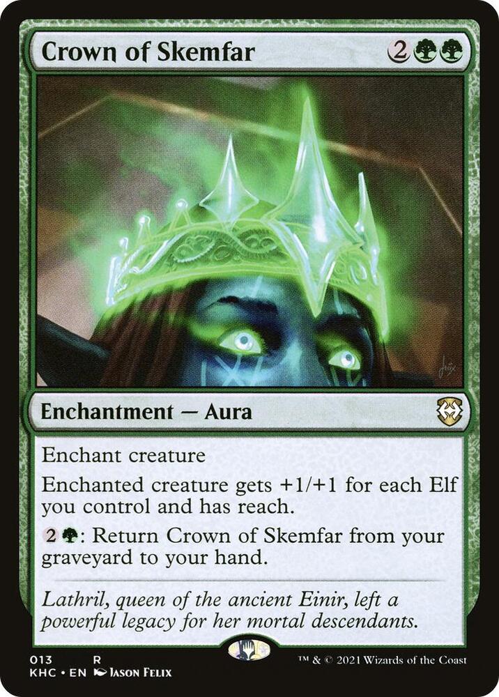 Crown of Skemfar 13 card from Commander: Kaldheim