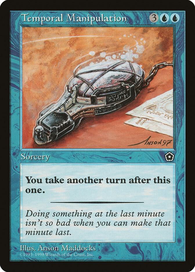 Temporal Manipulation card from Portal Second Age
