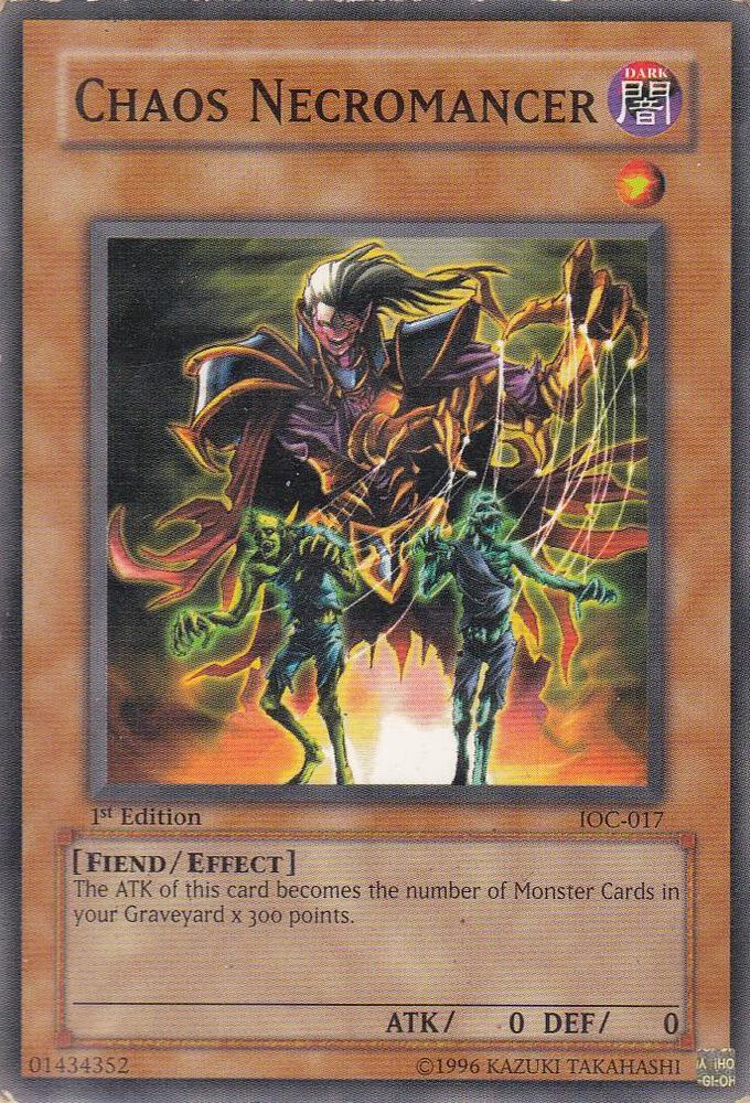 Chaos Necromancer IOC-017 card from Invasion of Chaos