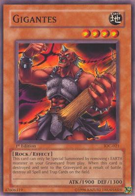 Gigantes IOC-021 card from Invasion of Chaos