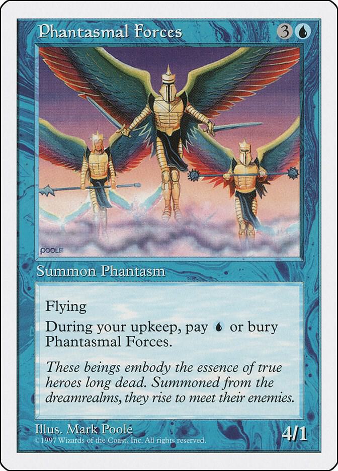 Phantasmal Forces card from Fifth Edition