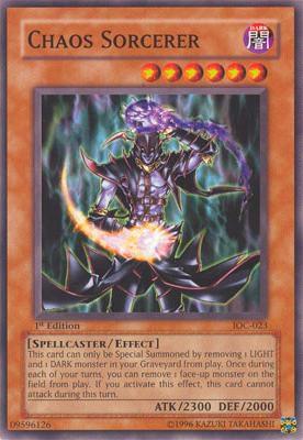 Chaos Sorcerer IOC-023 card from Invasion of Chaos