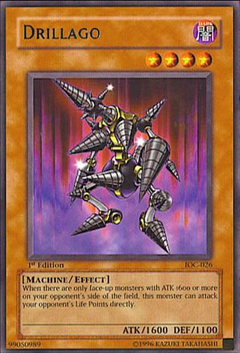 Drillago IOC-026 card from Invasion of Chaos