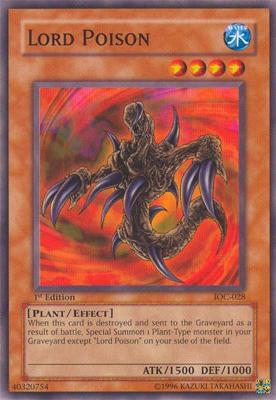 Lord Poison IOC-028 card from Invasion of Chaos