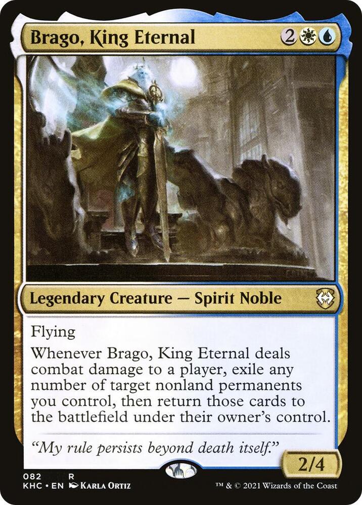 Brago, King Eternal 82 card from Commander: Kaldheim