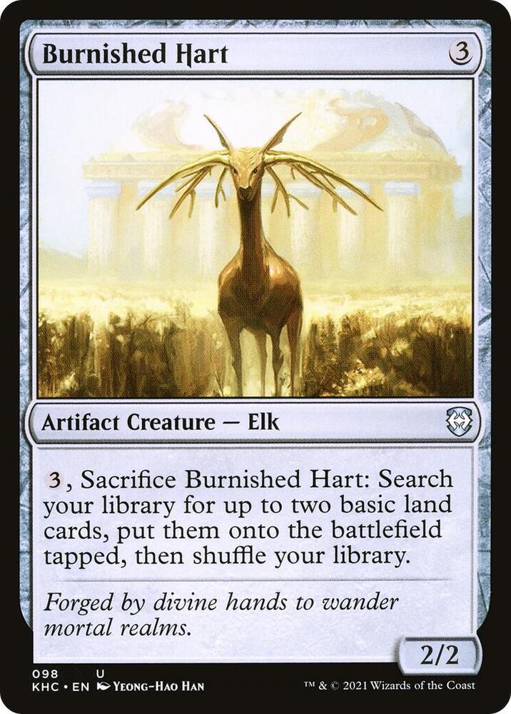 Burnished Hart 98 card from Commander: Kaldheim
