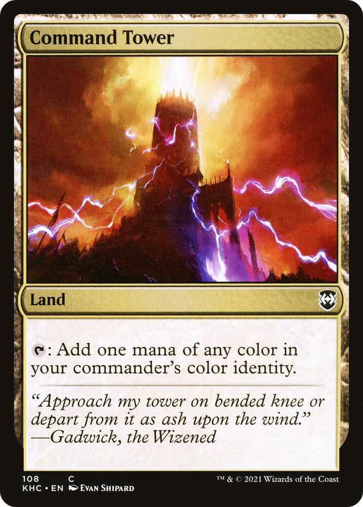 Command Tower 108 card from Commander: Kaldheim