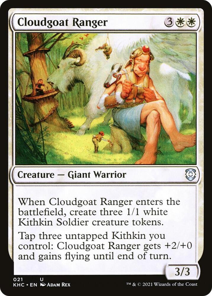 Cloudgoat Ranger 21 card from Commander: Kaldheim