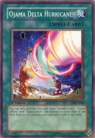 Ojama Delta Hurricane!! IOC-034 card from Invasion of Chaos