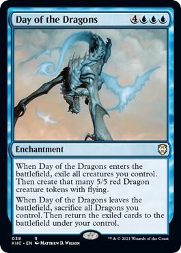 Day of the Dragons 38 card from Commander: Kaldheim