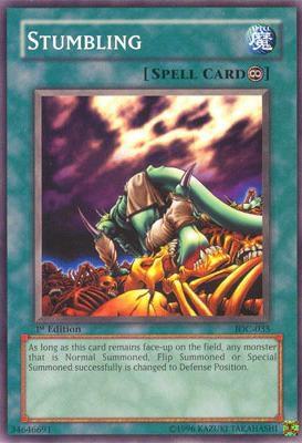 Stumbling IOC-035 card from Invasion of Chaos