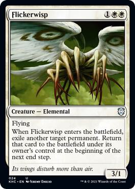 Flickerwisp 24 card from Commander: Kaldheim