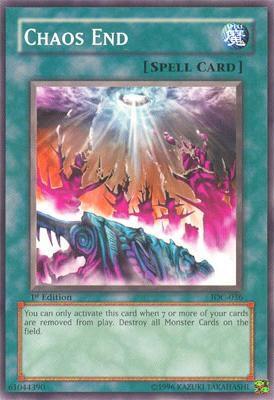 Chaos End IOC-036 card from Invasion of Chaos