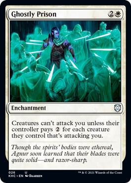 Ghostly Prison 26 card from Commander: Kaldheim