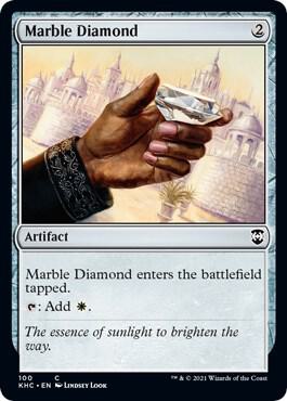 Marble Diamond 100 card from Commander: Kaldheim