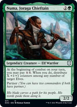 Numa, Joraga Chieftain 71 card from Commander: Kaldheim