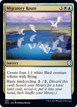 Migratory Route 87 card from Commander: Kaldheim