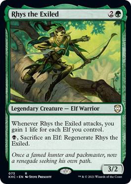 Rhys the Exiled 73 card from Commander: Kaldheim