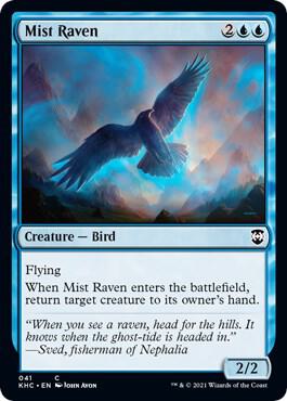 Mist Raven 41 card from Commander: Kaldheim