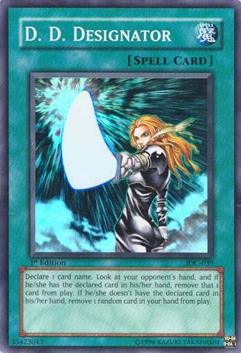 D.D. Designator IOC-039 card from Invasion of Chaos