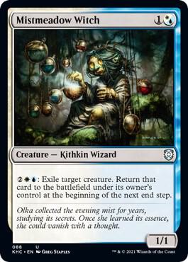 Mistmeadow Witch 88 card from Commander: Kaldheim