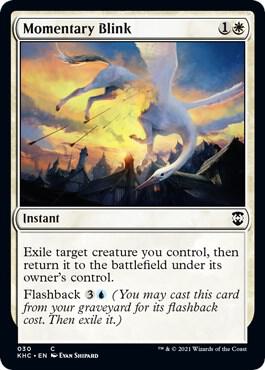 Momentary Blink 30 card from Commander: Kaldheim