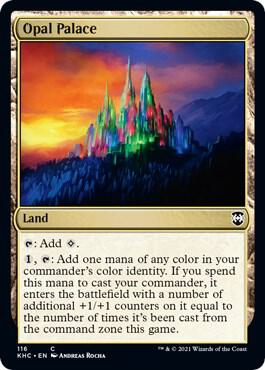 Opal Palace 116 card from Commander: Kaldheim