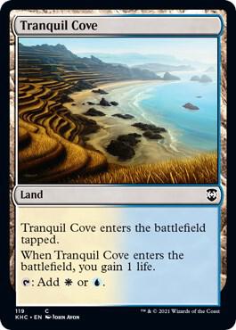 Tranquil Cove 119 card from Commander: Kaldheim