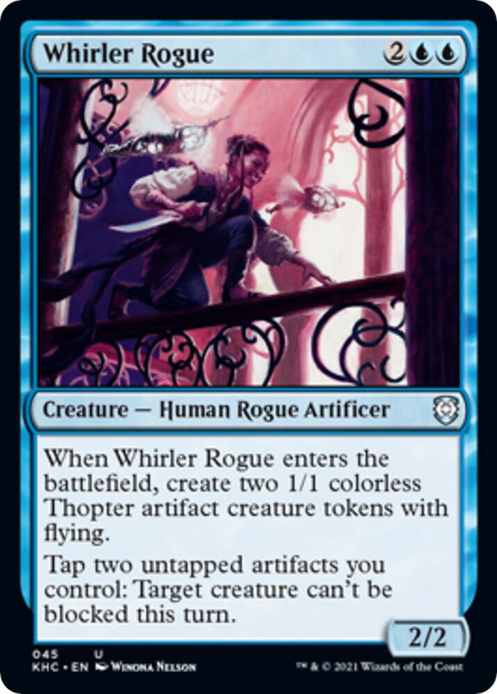Whirler Rogue 45 card from Commander: Kaldheim