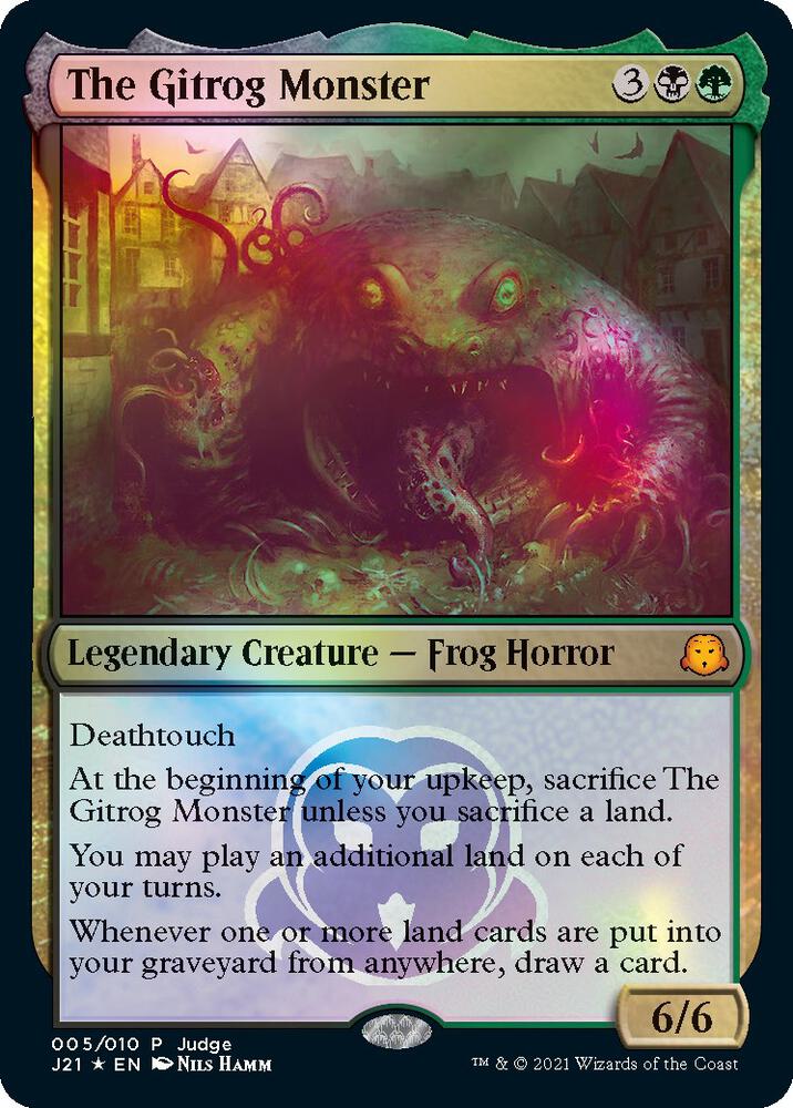 The Gitrog Monster 5 card from Judge Promos