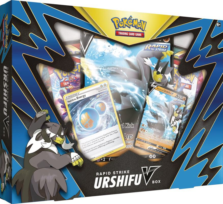 Rapid Strike Urshifu V Box card from SWSH05: Battle Styles