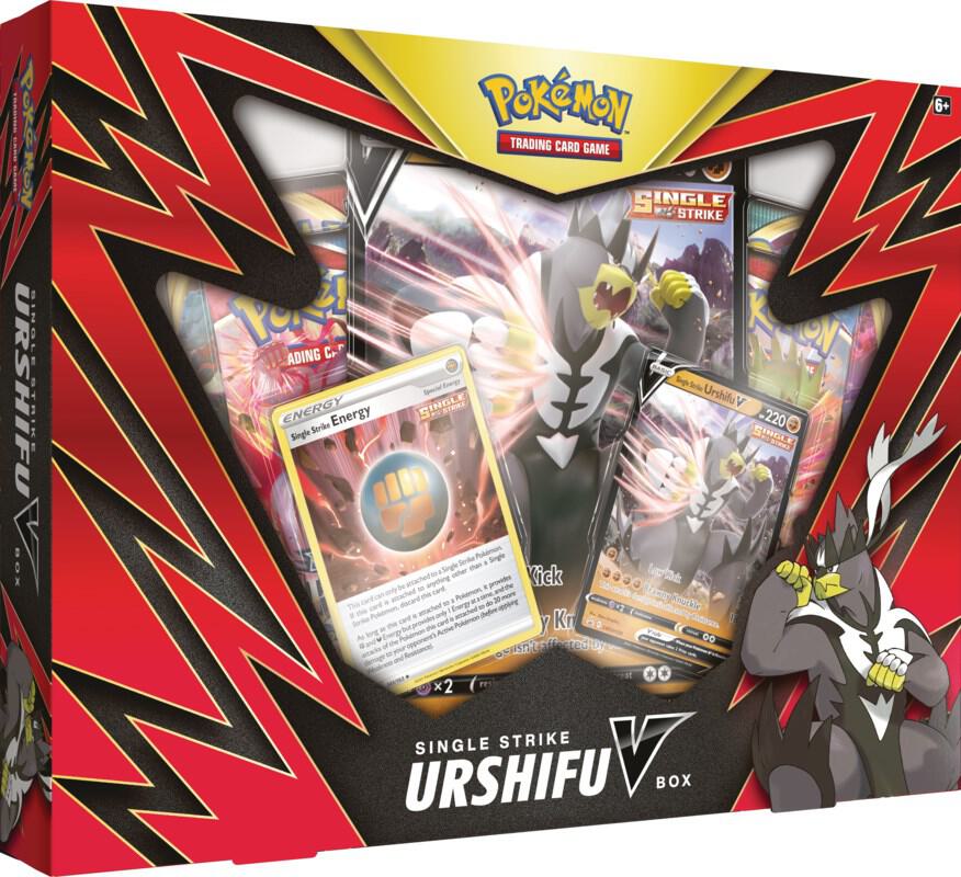Single Strike Urshifu V Box card from SWSH05: Battle Styles