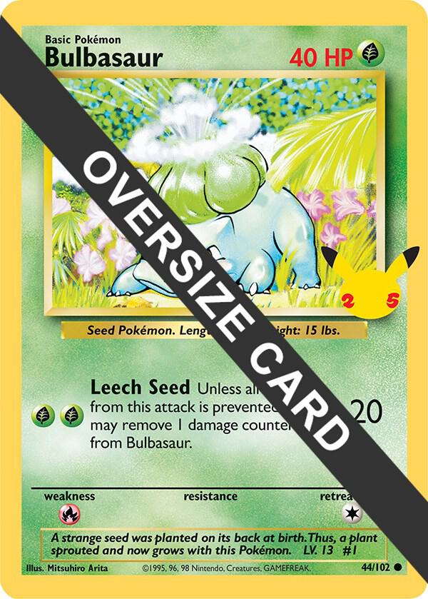 Bulbasaur 044/102 card from First Partner Pack