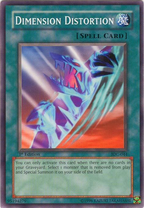 Dimension Distortion IOC-044 card from Invasion of Chaos