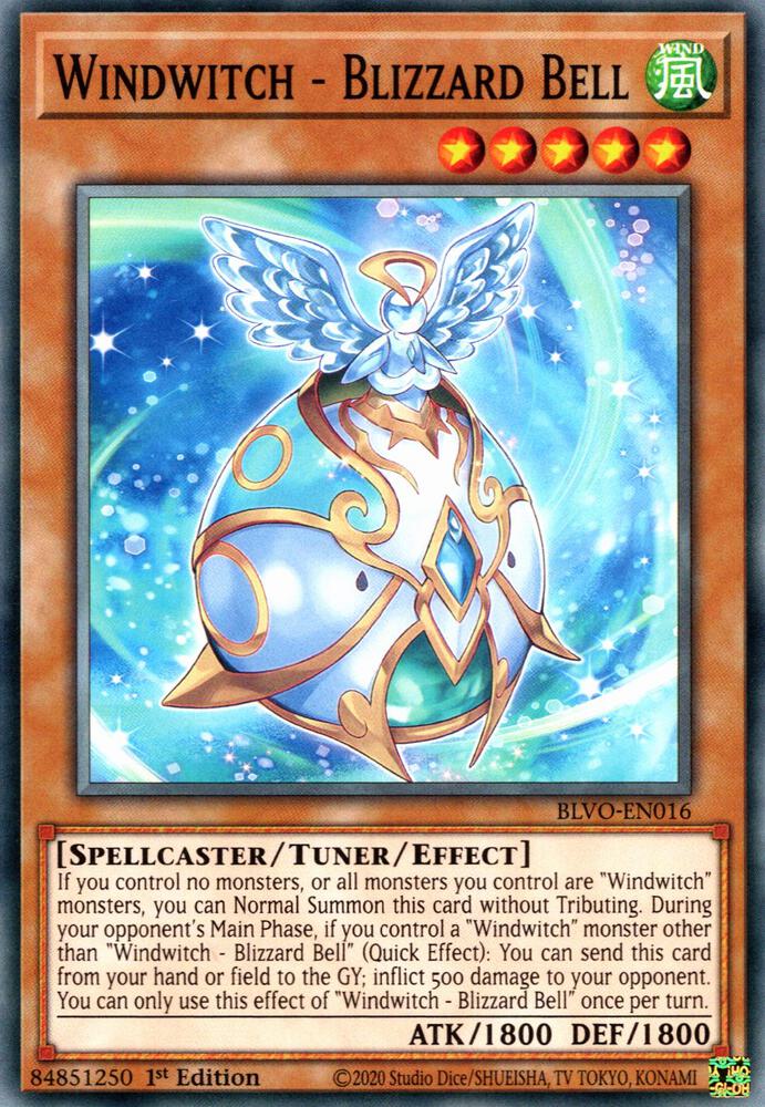 Windwitch - Blizzard Bell BLVO-EN016 card from Blazing Vortex