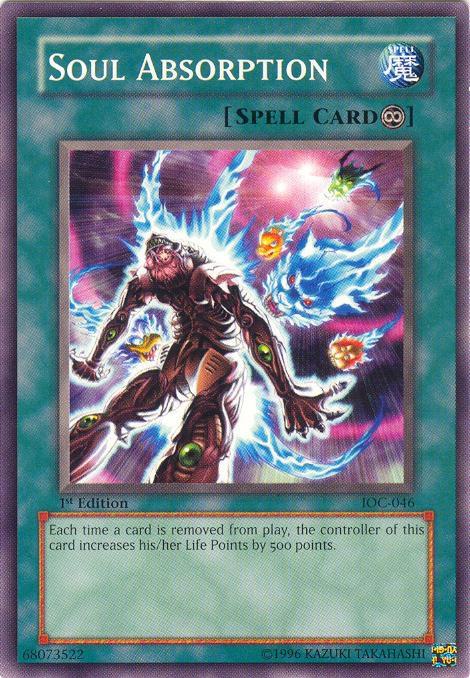 Soul Absorption IOC-046 card from Invasion of Chaos
