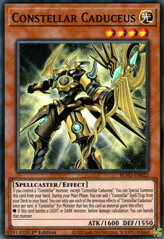 Constellar Caduceus BLVO-EN022 card from Blazing Vortex
