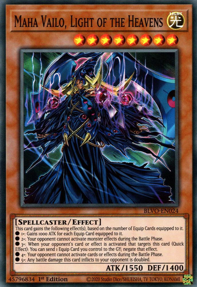 Maha Vailo, Light of the Heavens BLVO-EN024 card from Blazing Vortex