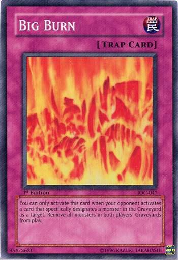 Big Burn IOC-047 card from Invasion of Chaos
