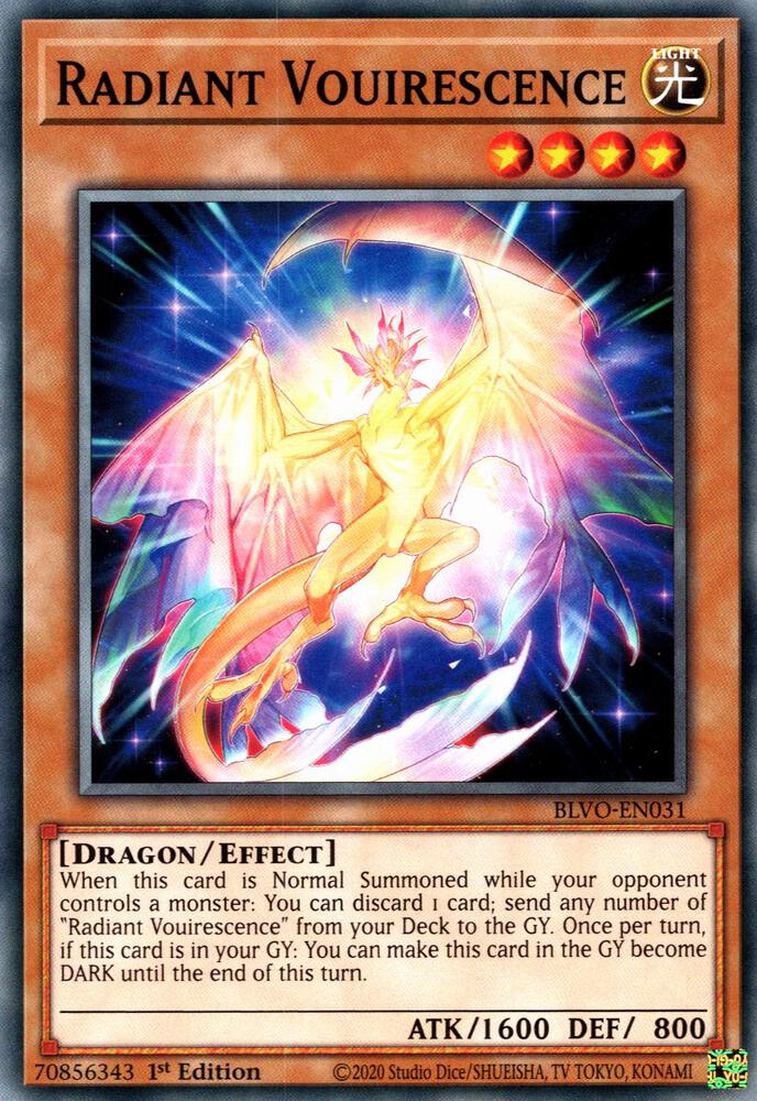 Radiant Vouirescence BLVO-EN031 card from Blazing Vortex