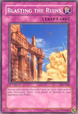 Blasting the Ruins IOC-048 card from Invasion of Chaos