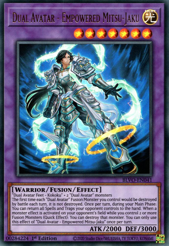 Dual Avatar - Empowered Mitsu-Jaku BLVO-EN041 card from Blazing Vortex