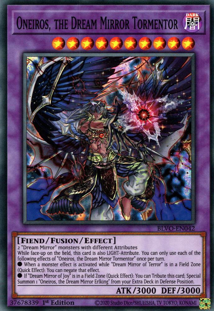 Oneiros, the Dream Mirror Tormentor BLVO-EN042 card from Blazing Vortex