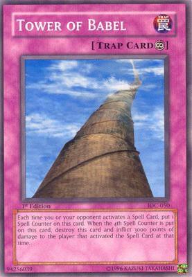 Tower of Babel IOC-050 card from Invasion of Chaos