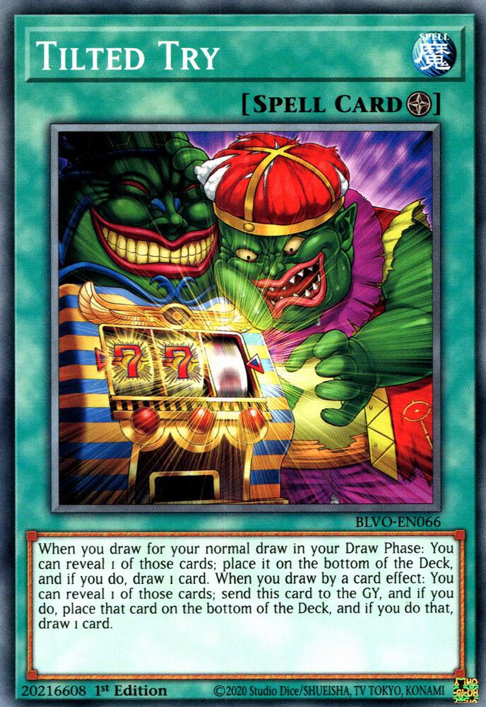 Tilted Try BLVO-EN066 card from Blazing Vortex