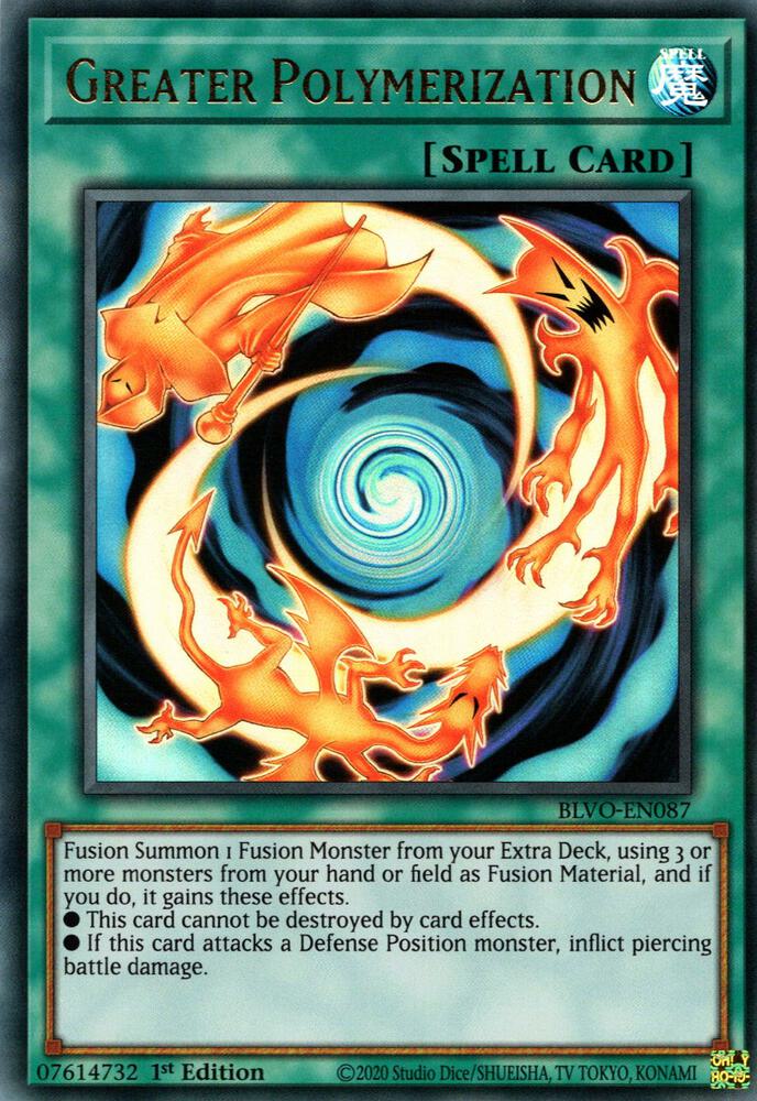 Greater Polymerization BLVO-EN087 card from Blazing Vortex