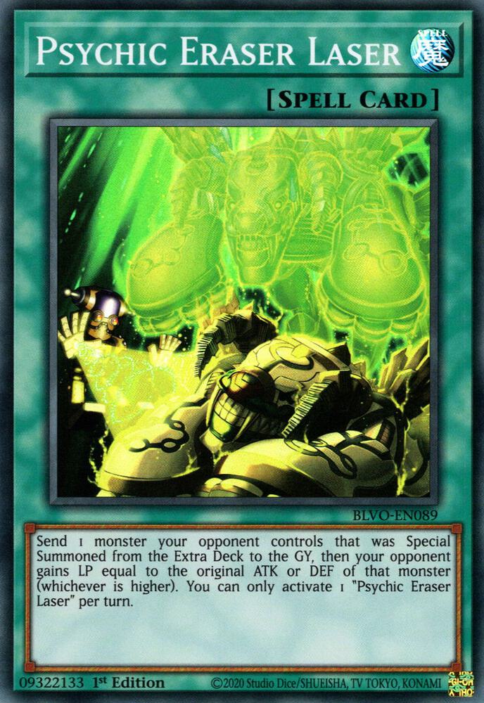 Psychic Eraser Laser BLVO-EN089 card from Blazing Vortex